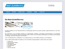 Tablet Screenshot of mainzustellservice.de